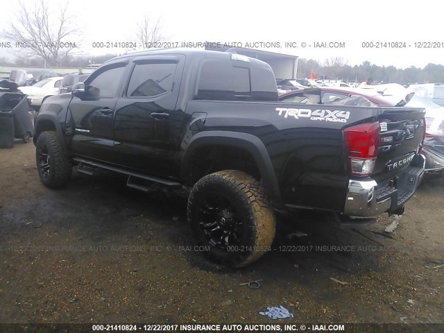5TFCZ5AN5HX101905 - 2017 TOYOTA TACOMA DBL CAB/SR/TRDSPT/OR/PRO შავი ფოტო 3