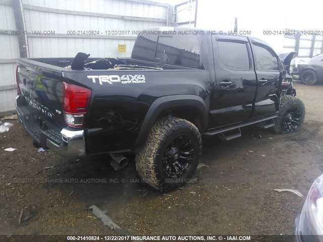 5TFCZ5AN5HX101905 - 2017 TOYOTA TACOMA DBL CAB/SR/TRDSPT/OR/PRO შავი ფოტო 4