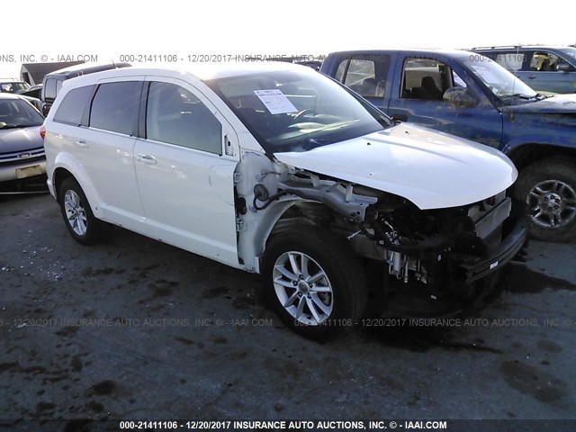 3C4PDCBG2FT616888 - 2015 DODGE JOURNEY SXT WHITE photo 1