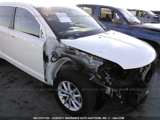 3C4PDCBG2FT616888 - 2015 DODGE JOURNEY SXT WHITE photo 6