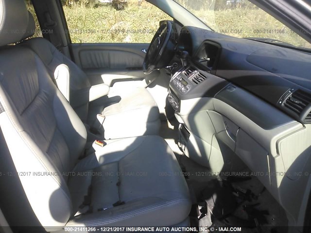 5FNRL38727B403670 - 2007 HONDA ODYSSEY EXL ნაცრისფერი ფოტო 5