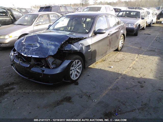 WBAVC73597KP31017 - 2007 BMW 328 XI SULEV GRAY photo 2