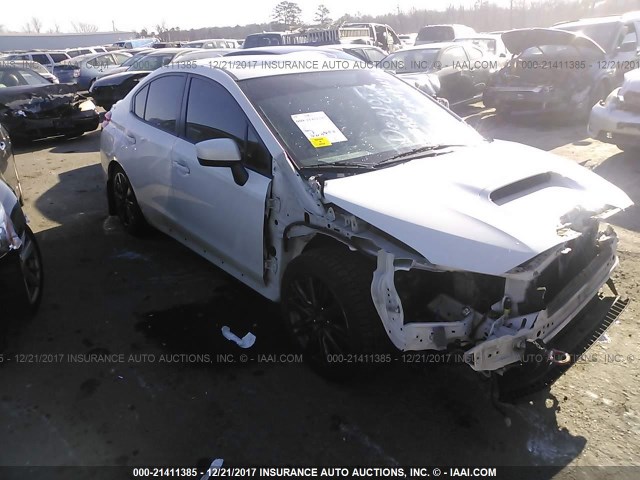 JF1VA1D67F8817165 - 2015 SUBARU WRX PREMIUM WHITE photo 1