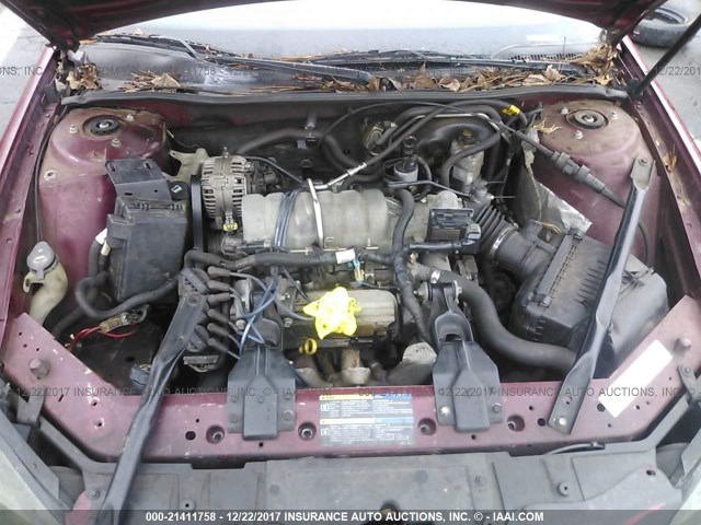 2G2WP522551217366 - 2005 PONTIAC GRAND PRIX BURGUNDY photo 10