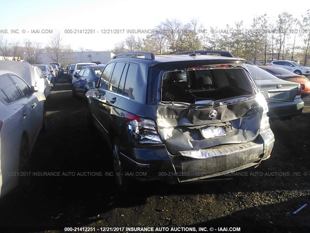 WDCGG8HB3BF656721 - 2011 MERCEDES-BENZ GLK 350 4MATIC BLACK photo 3