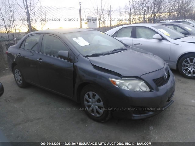 JTDBL40E799060448 - 2009 TOYOTA COROLLA LE/XLE GRAY photo 1