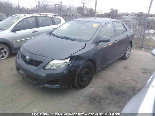 JTDBL40E799060448 - 2009 TOYOTA COROLLA LE/XLE GRAY photo 2