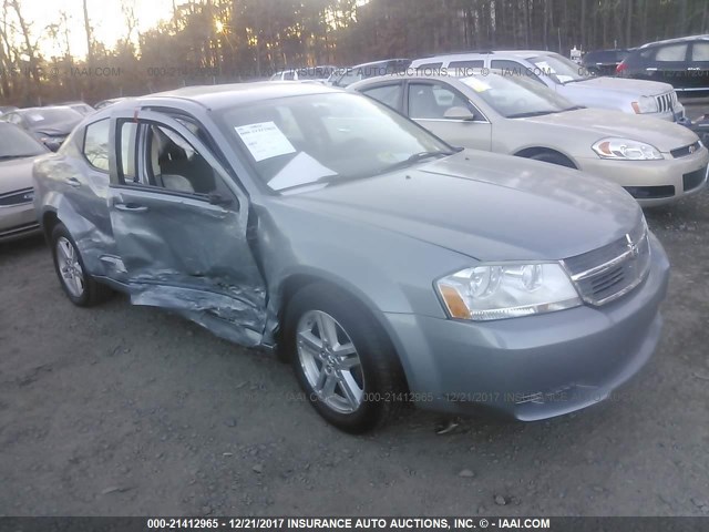 1B3LC56K98N635907 - 2008 DODGE AVENGER SXT BLUE photo 1