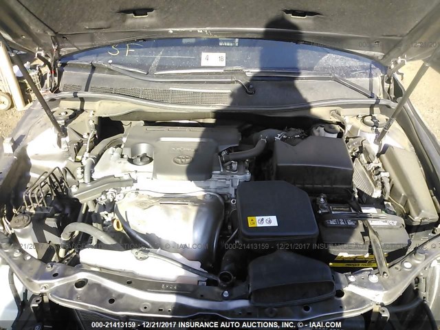 4T1BF1FKXFU050858 - 2015 TOYOTA CAMRY LE/XLE/SE/XSE Grau Foto 10