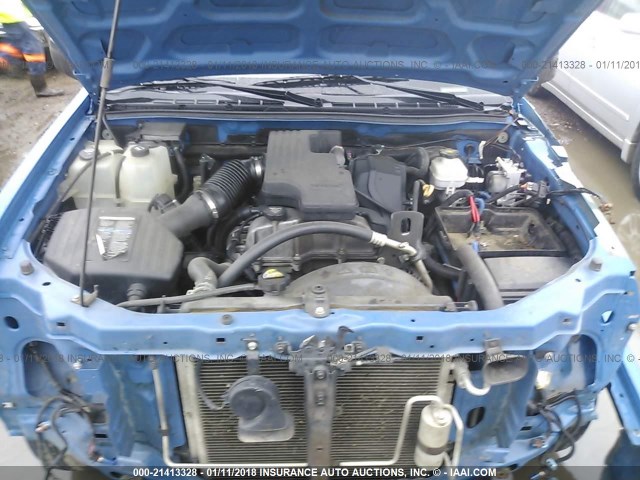 1GCCS339688188801 - 2008 CHEVROLET COLORADO LT BLUE photo 10