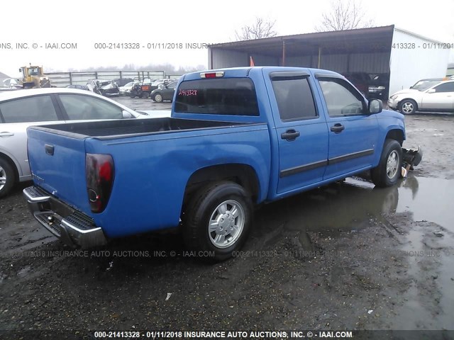 1GCCS339688188801 - 2008 CHEVROLET COLORADO LT BLUE photo 4