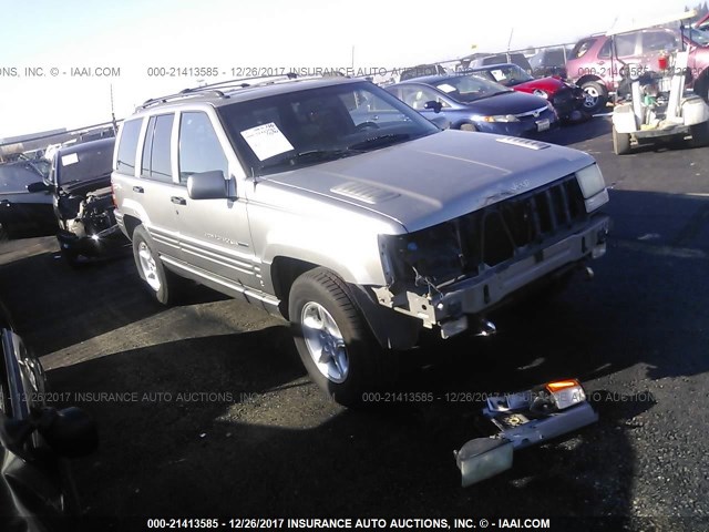 1J4GZ88Z1WC176370 - 1998 JEEP GRAND CHEROKEE LIMITED 5.9L SILVER photo 1