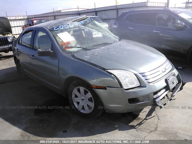 3FAFP06Z16R199084 - 2006 FORD FUSION S TEAL photo 1