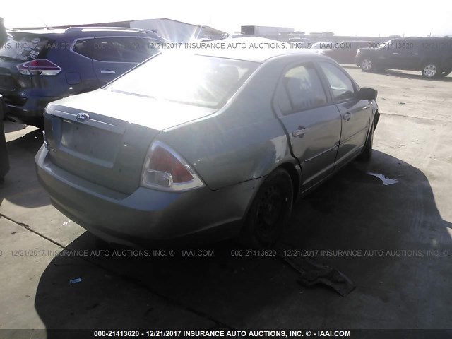 3FAFP06Z16R199084 - 2006 FORD FUSION S TEAL photo 4
