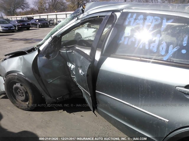 3FAFP06Z16R199084 - 2006 FORD FUSION S TEAL photo 6