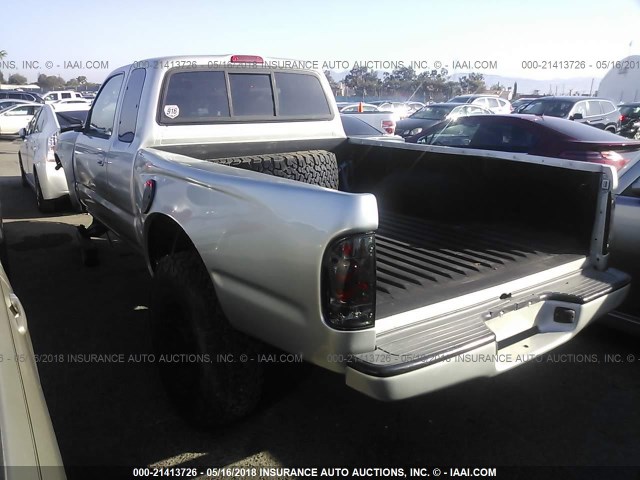 5TESN92N14Z307139 - 2004 TOYOTA TACOMA XTRACAB PRERUNNER ვერცხლისფერი ფოტო 3