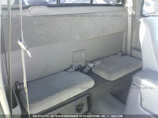 5TESN92N14Z307139 - 2004 TOYOTA TACOMA XTRACAB PRERUNNER ვერცხლისფერი ფოტო 8