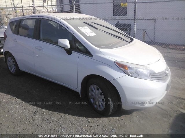 3N1CE2CP3FL444264 - 2015 NISSAN VERSA NOTE S/S PLUS/SV/SL/SR WHITE photo 1