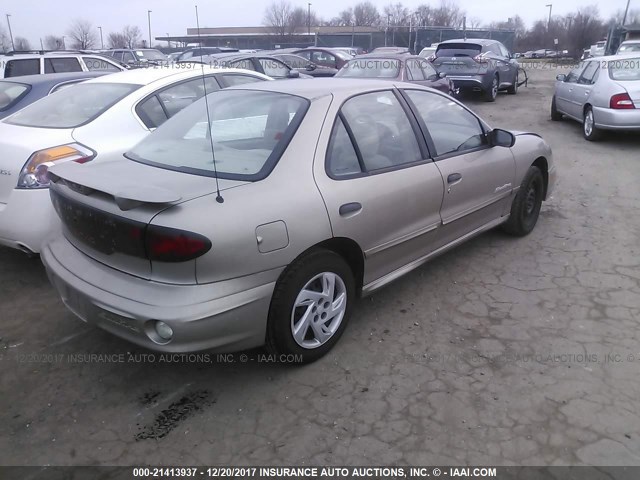 1G2JB524717184202 - 2001 PONTIAC SUNFIRE SE GOLD photo 4