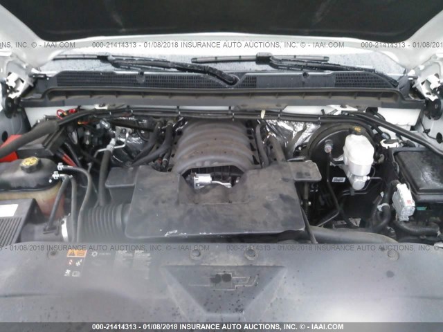 1GCNCREC6GZ425233 - 2016 CHEVROLET SILVERADO C1500 LT WHITE photo 10