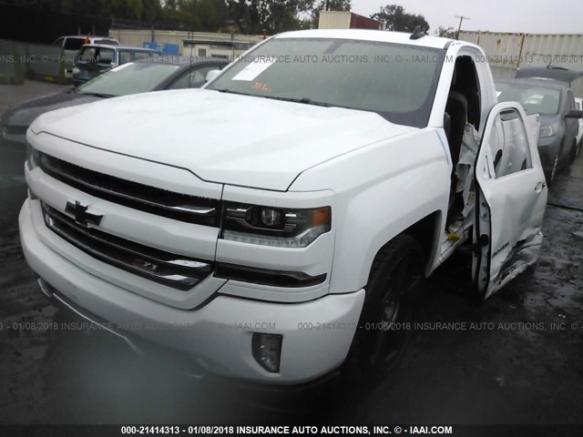 1GCNCREC6GZ425233 - 2016 CHEVROLET SILVERADO C1500 LT WHITE photo 2