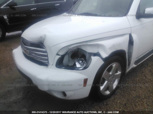 3GNDA33P57S638411 - 2007 CHEVROLET HHR LT WHITE photo 6