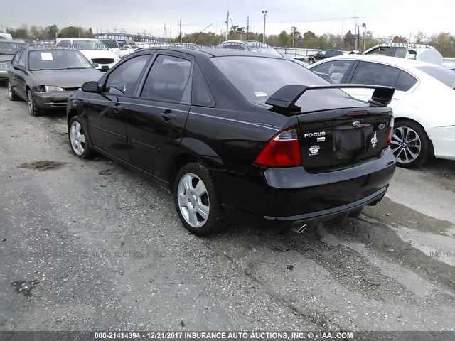 1FAFP34N57W295381 - 2007 FORD FOCUS ZX4/S/SE/SES 黑色 照片 3