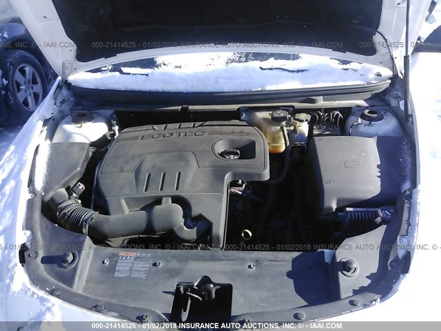 1G1ZB5E1XBF173646 - 2011 CHEVROLET MALIBU LS 白色 照片 10