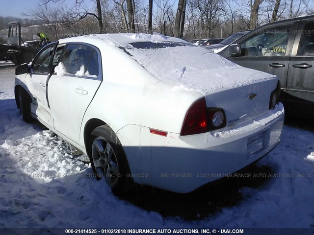 1G1ZB5E1XBF173646 - 2011 CHEVROLET MALIBU LS 白色 照片 3