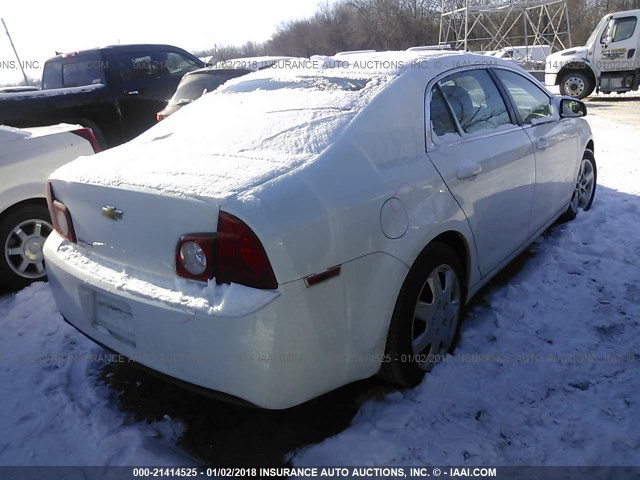 1G1ZB5E1XBF173646 - 2011 CHEVROLET MALIBU LS 白色 照片 4