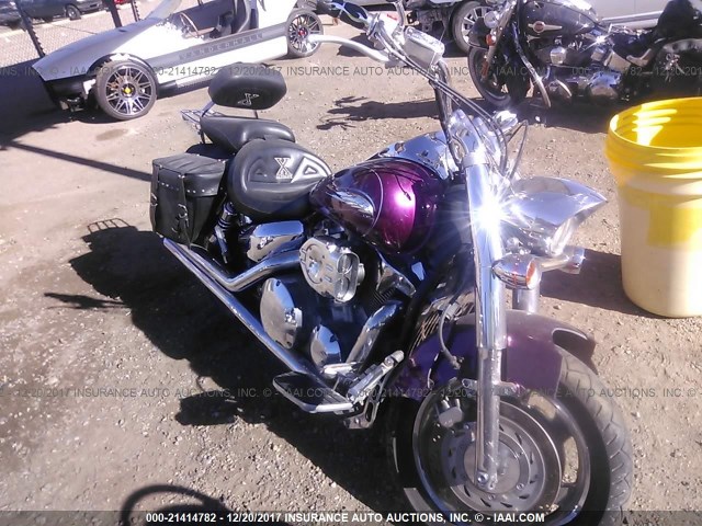 1HFSC52325A214483 - 2005 HONDA VTX1300 R PURPLE photo 1