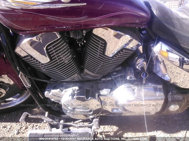 1HFSC52325A214483 - 2005 HONDA VTX1300 R PURPLE photo 8