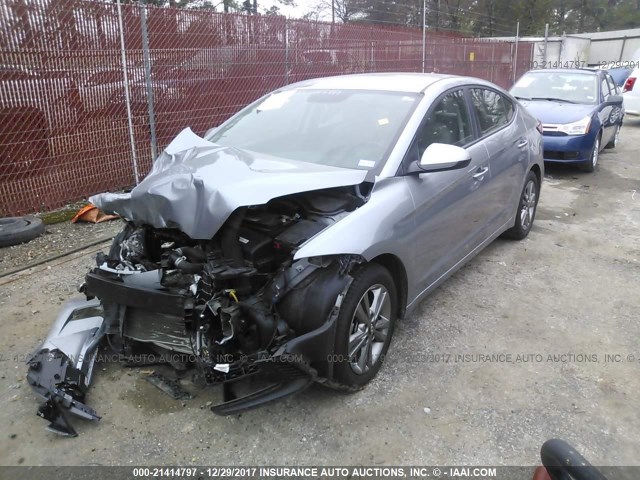 5NPD84LF6HH052376 - 2017 HYUNDAI ELANTRA SE/VALUE/LIMITED GRAY photo 2