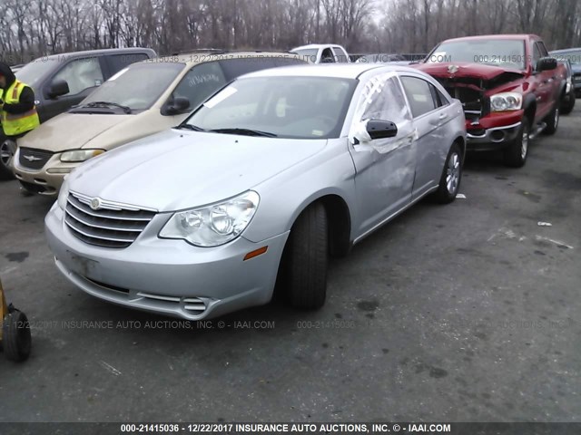 1C3CC4FB6AN115909 - 2010 CHRYSLER SEBRING TOURING SILVER photo 2