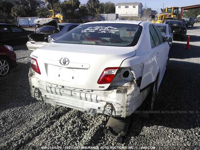 4T1BE46K58U758703 - 2008 TOYOTA CAMRY CE/LE/XLE/SE WHITE photo 6