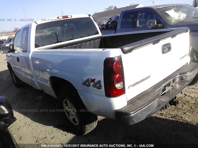 2GCEK19T041170114 - 2004 CHEVROLET SILVERADO K1500 WHITE photo 3