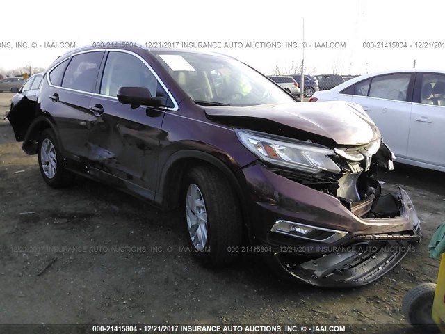 2HKRM4H75GH674792 - 2016 HONDA CR-V EXL MAROON photo 1