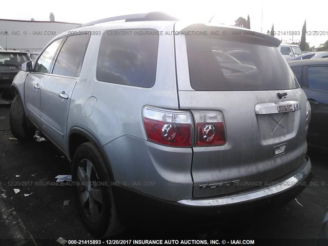 1GKKVSEDXBJ243320 - 2011 GMC ACADIA SLT-2 SILVER photo 3