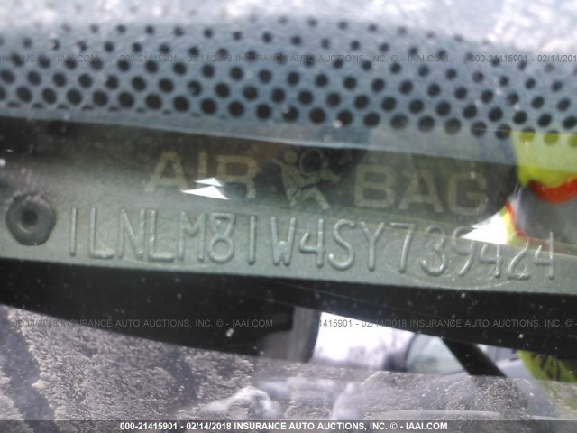 1LNLM81W4SY739424 - 1995 LINCOLN TOWN CAR EXECUTIVE Белый фото 9