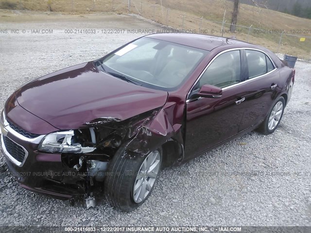 1G11F5SL3FF155485 - 2015 CHEVROLET MALIBU LTZ 红色 照片 2