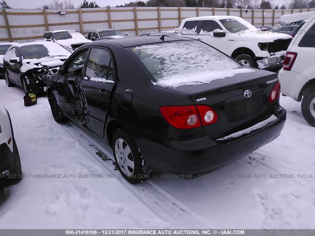 1NXBR32E36Z672852 - 2006 TOYOTA COROLLA CE/LE/S BLACK photo 3