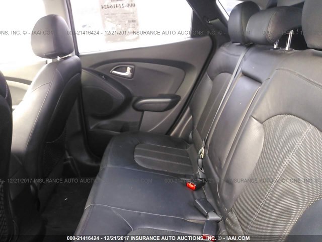 KM8JUCAC8CU538649 - 2012 HYUNDAI TUCSON GLS/LIMITED BLACK photo 8