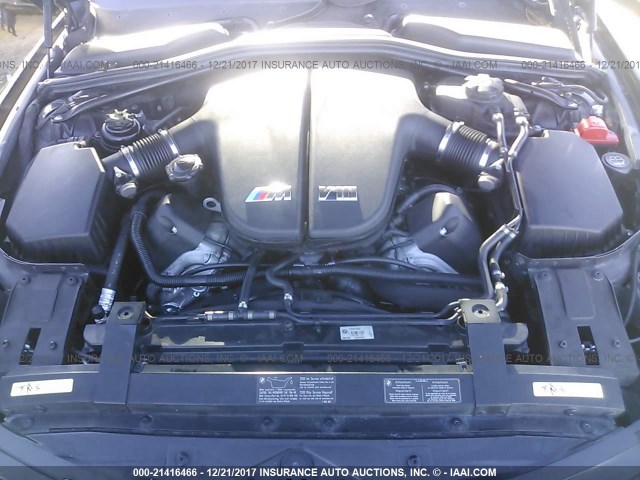 WBSEK935X7CS32165 - 2007 BMW M6 BLACK photo 10