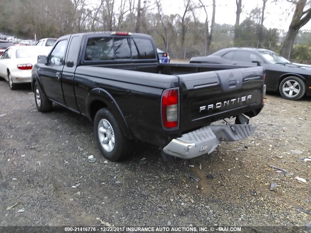 1N6DD26T53C471077 - 2003 NISSAN FRONTIER KING CAB XE BLACK photo 3