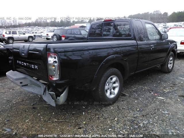 1N6DD26T53C471077 - 2003 NISSAN FRONTIER KING CAB XE BLACK photo 4