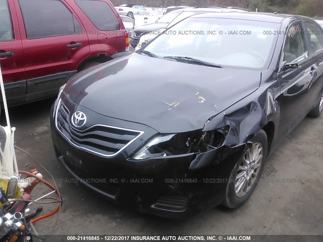 4T4BF3EK6BR217861 - 2011 TOYOTA CAMRY SE/LE/XLE BLACK photo 6