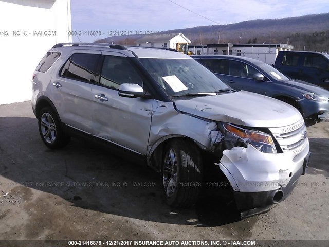1FM5K8F81FGA65950 - 2015 FORD EXPLORER LIMITED 银色 照片 1
