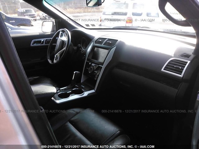 1FM5K8F81FGA65950 - 2015 FORD EXPLORER LIMITED 银色 照片 5