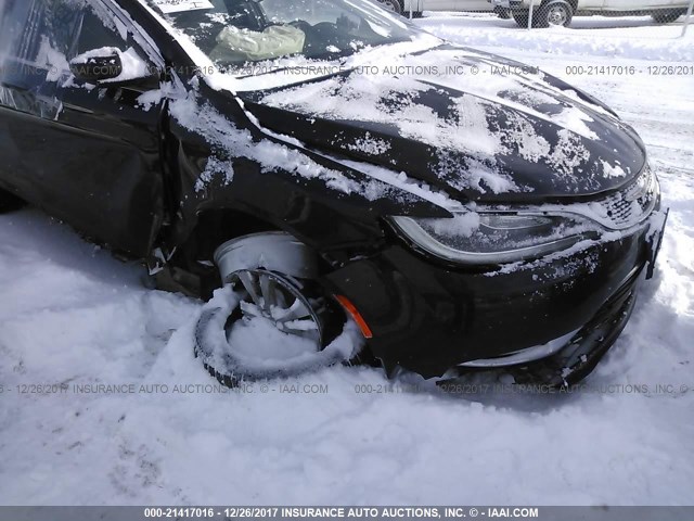 1C3CCCAB9FN745626 - 2015 CHRYSLER 200 LIMITED BLACK photo 6