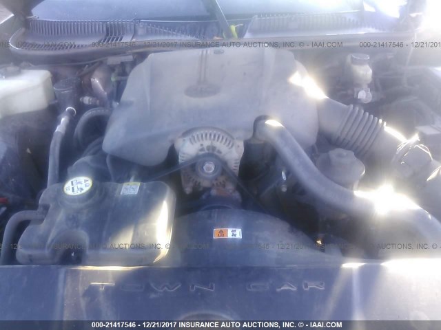 1LNHM81W41Y717654 - 2001 LINCOLN TOWN CAR EXECUTIVE Зеленый фото 10